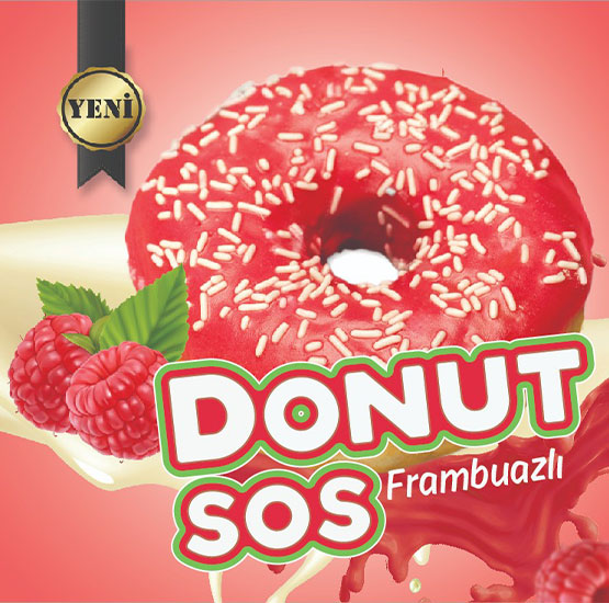 Donut Sos Frambuazlı